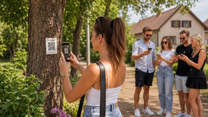 digitale GPS-Schnitzeljagd Event